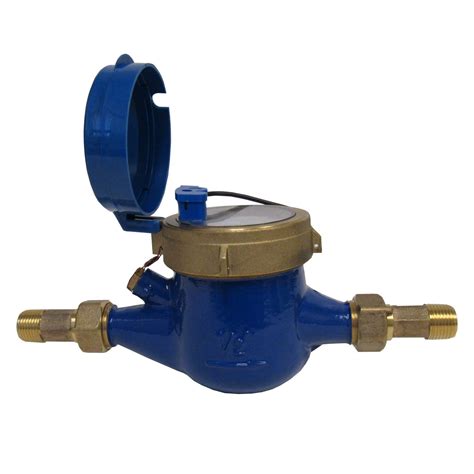 Prm 12 Inch Npt Multi Jet Water Meter With Pulse Output Brass Body