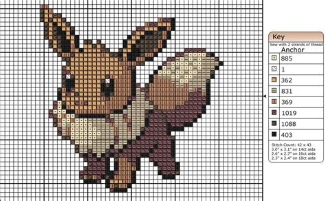 Also, you will want to protect the edges of your fabric. Eevee Cross Stitch Pattern