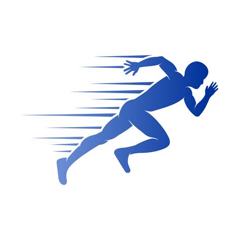 Running Man Abstract Logo Vector Art At Vecteezy