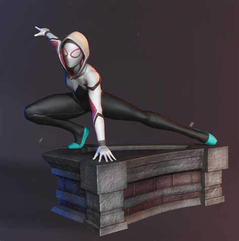 女蜘蛛侠 格温 蹲姿版3d打印模型女蜘蛛侠 格温 蹲姿版3d打印模型stl下载人物3d打印模型 Enjoying3d打印模型网
