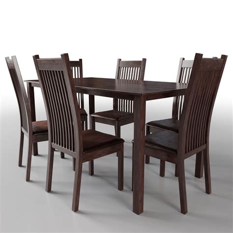 Dark Wood Dining Table And Chairs Imeshh