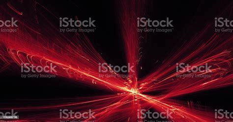 Red Abstract Lines Curves Particles Background Stock Photo Download
