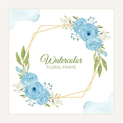 Blue Flower Border Vector Art Icons And Graphics For Free Download
