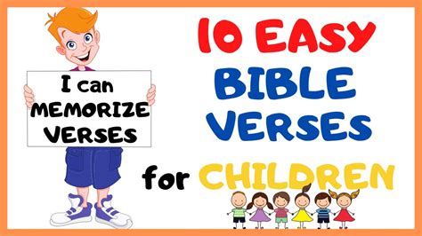 Easy Bible Verses For Children Easy To Memorize For Your Childs