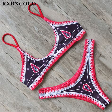 Buy Rxrxcoco Brazilian Bikini 2018 Hot Sexy Swimwear Women Set Thong Bikinis