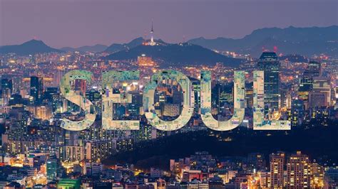 seoul south korea 4k city beautiful city youtube