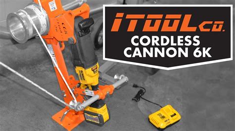 Cordless 6000 Lb Wire Puller Cordless Cannon 6k Cd6k Youtube