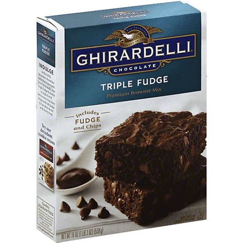 Ghirardelli Chocolate Triple Fudge Premium Brownie Mix Brownie Mix