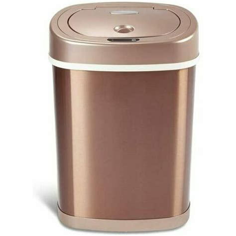 Ninestars Automatic Trash Can With Lid Motion Sensor Garbage Container