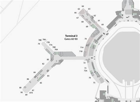 San Francisco Airport Map Sfo Printable Terminal Maps