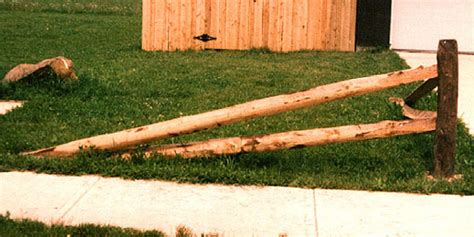 Equestrian friendly fencing whitewashed wood split rail fence is the traditional look for equestrian homesites, but this material is rife with problems and high maintenance. Two Rail Split Rail Tapered Fence by Elyria Fence
