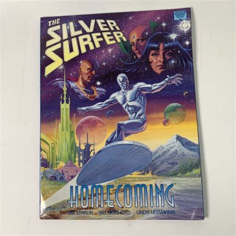 The Silver Surfer Homecoming Marvel Graphic Novel 1st Print 1991 Jim