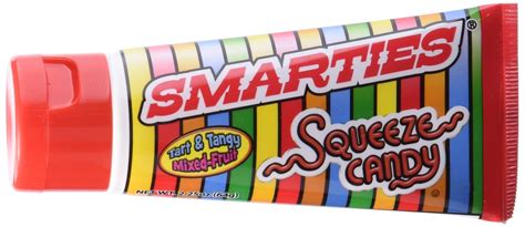 Smarties Tangy Mixed Fruit Liquid Squeeze Candy Tubes 12 Ct Case Grocery