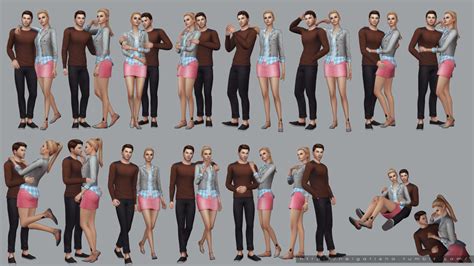 Sims 4 Cc Custom Content Pose Pack You And I By Helga Tisha The