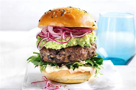 Mexican Style Beef And Bean Burgers Recipe