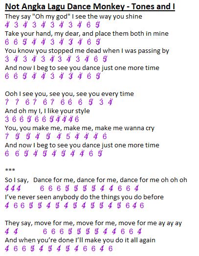 Turns an unsecure link into an anonymous one! Not Angka Lagu Dance Monkey (Tones and I) | Trik Mudah