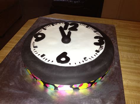 Doomsday Clock Cake Desserts Birthday Cake