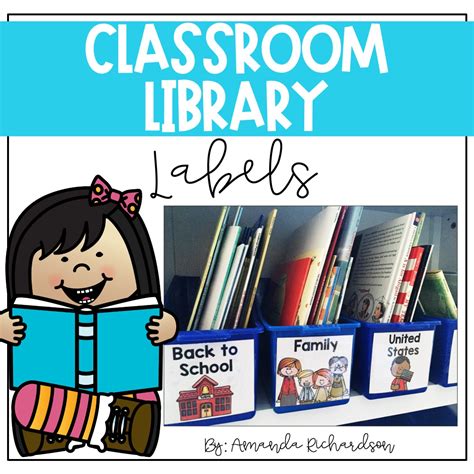 Classroom Library Labels Mrs Richardsons Class