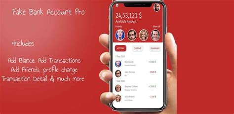 Fake Bank Account Pro Latest Version For Android Download Apk