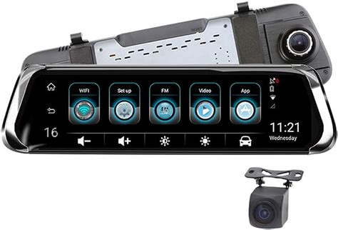 Mnbvc Rückfahrkamera Spiegelautokamera Dashcam 1080p Touchscreen