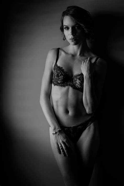 Sensual Boudoir Session In Black White Visuals By Arpit