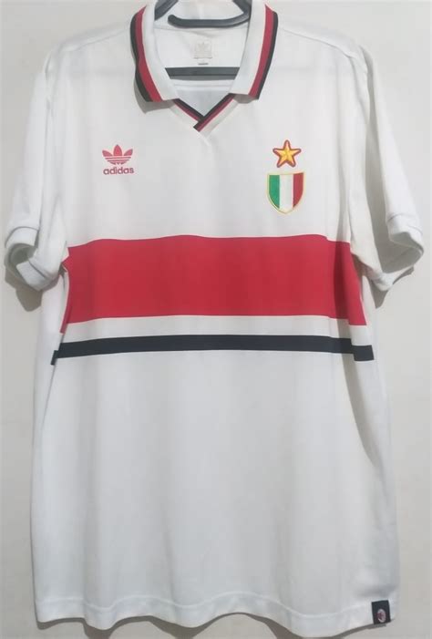 Jersey Shirt Ac Milan 1990 1991 1992 Franco Baresi 6 Adidas Special