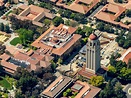 Luftbild Stanford - Hoover Tower und andere akademische Gebäude auf dem ...