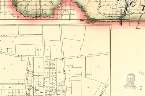 Vintage Siskiyou County Map 1887 Old Map Of Siskiyou County Etsy