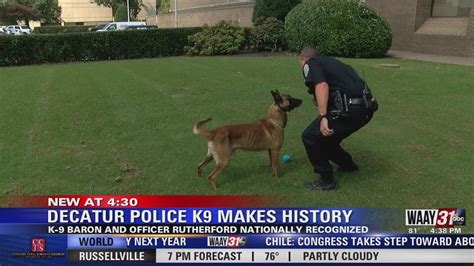 Decatur Police K9 Makes History Youtube