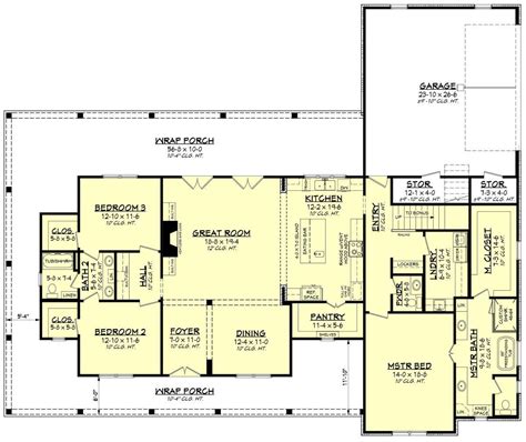 House Plan 041 00223 Modern Farmhouse Plan 2395 Square Feet 3