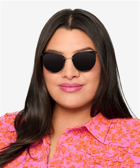 Crush Cat Eye Black Frame Sunglasses For Women Eyebuydirect