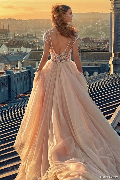 Pin By Jimi On Beautiful Gowns Blush Pink Wedding Dress Blush Gown Wedding Dresses