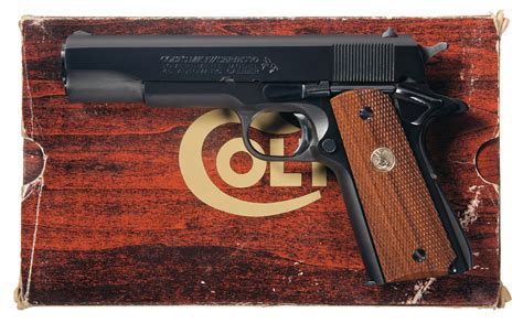 Colt Mk Iv Series 70 Government Model Semi Automatic Pistol With Box