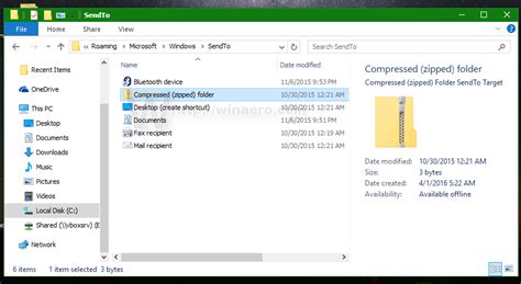 Winzip for windows 10 windows download. Fix Send to Compressed (zipped) folder is missing in Windows 10 context menu