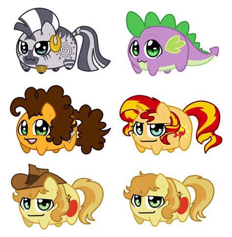 Potato Chibi Ponies Minor Characters 4 By Linamomoko On Deviantart