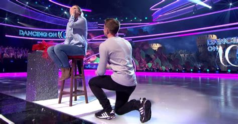 This Is The Incredible Dancing On Ice Proposal Viewers Didn T Get To