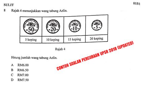 » soalan upsr 2019 matematik (mathematics). Koleksi Soalan Percubaan UPSR 2018 Beserta Skema Jawapan