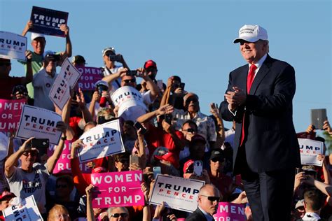 During A Rare Sunday Rally Trump Asks The Crowd If He Was Right To Run For President The