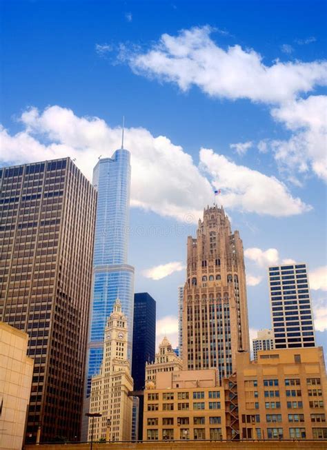 Chicago Skyline Stock Image Image Of Michigan Buildings 11615399