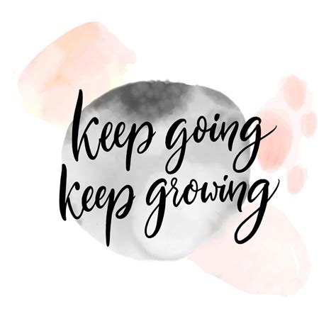 Premium Vector Keep Going Keep Growing Positive Inspirational Quote
