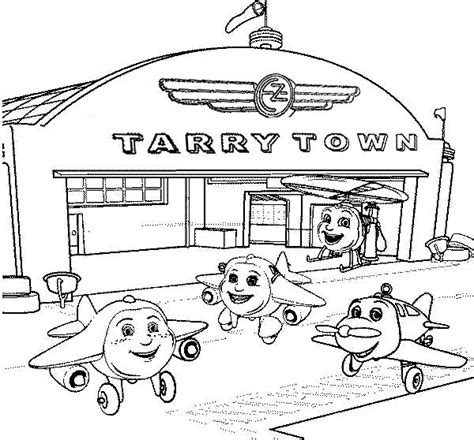 Books include helicopters, jets, flying boats, aviation museums and more! Tarry Town Airport Where Little Airplanes Gather Coloring ...