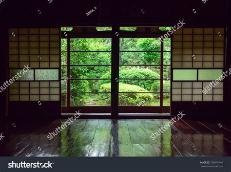 Japanese Old House Indoor Traditional Japanese Stock Photo 705475441