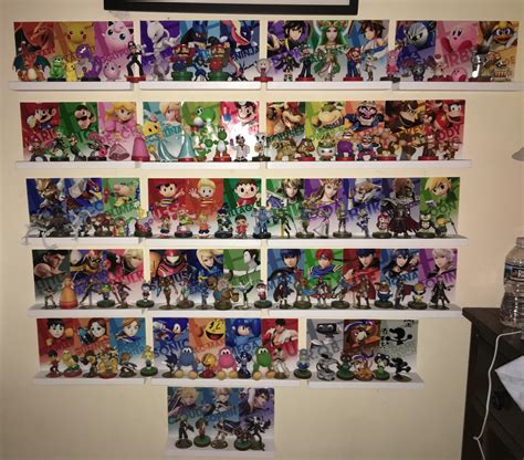 I Compiled All Of My Amiibo Collection Onto My Super Smash Bros