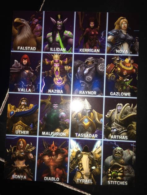 Heroes Of The Storm 16 Characters Confirmed Gamersbook