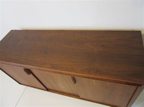 Stereo Record Walnut Cabinet By Barzilay At 1stdibs