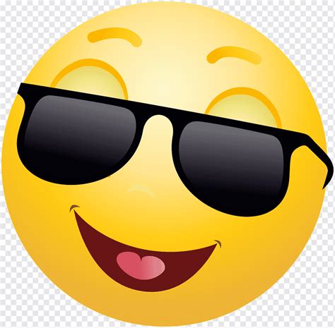 Emoji Emoticon Smiley Sunglasses Faces People Smiley Thumb Signal