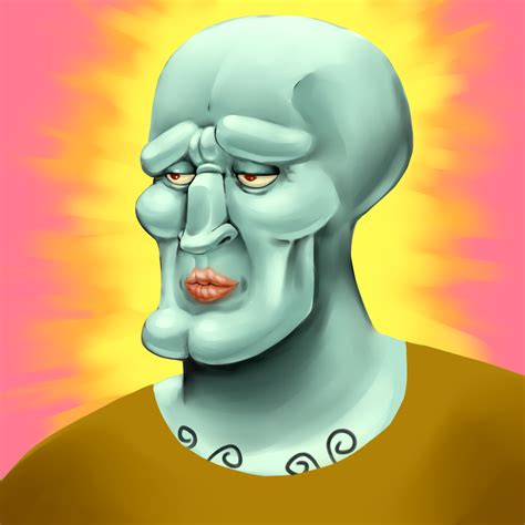 Handsome Squidward By Hitokirim On Deviantart