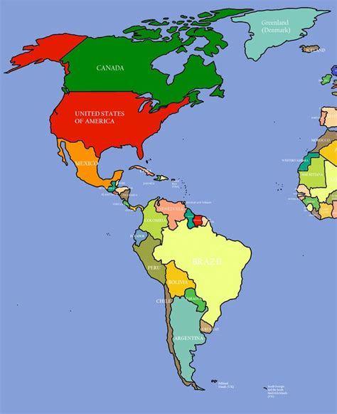 Map Of Usa And South America Get Latest Map Update