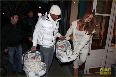 Mariah Carey And Nick Cannon Aspen With The Twins Mariah Carey Photo