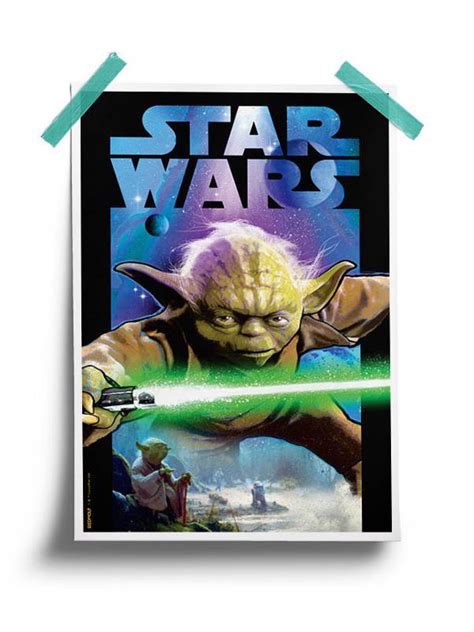 Yoda Star Wars Official Poster Redwolf